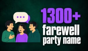 farewell party name